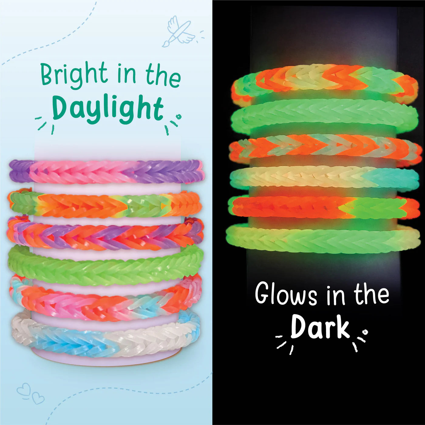 Imagi Make Rainbow Loom Glow In The Dark Kit