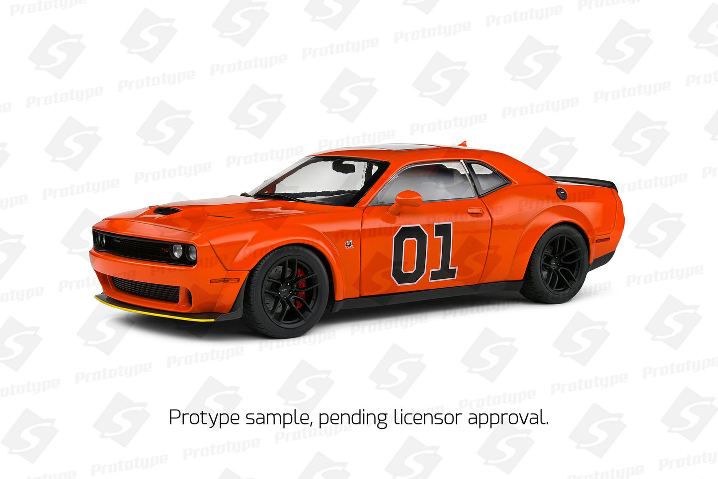 Solido 1:18 Dodge Challenger R/T Scat Pack Widebody - Hazzard Tribute - 2023