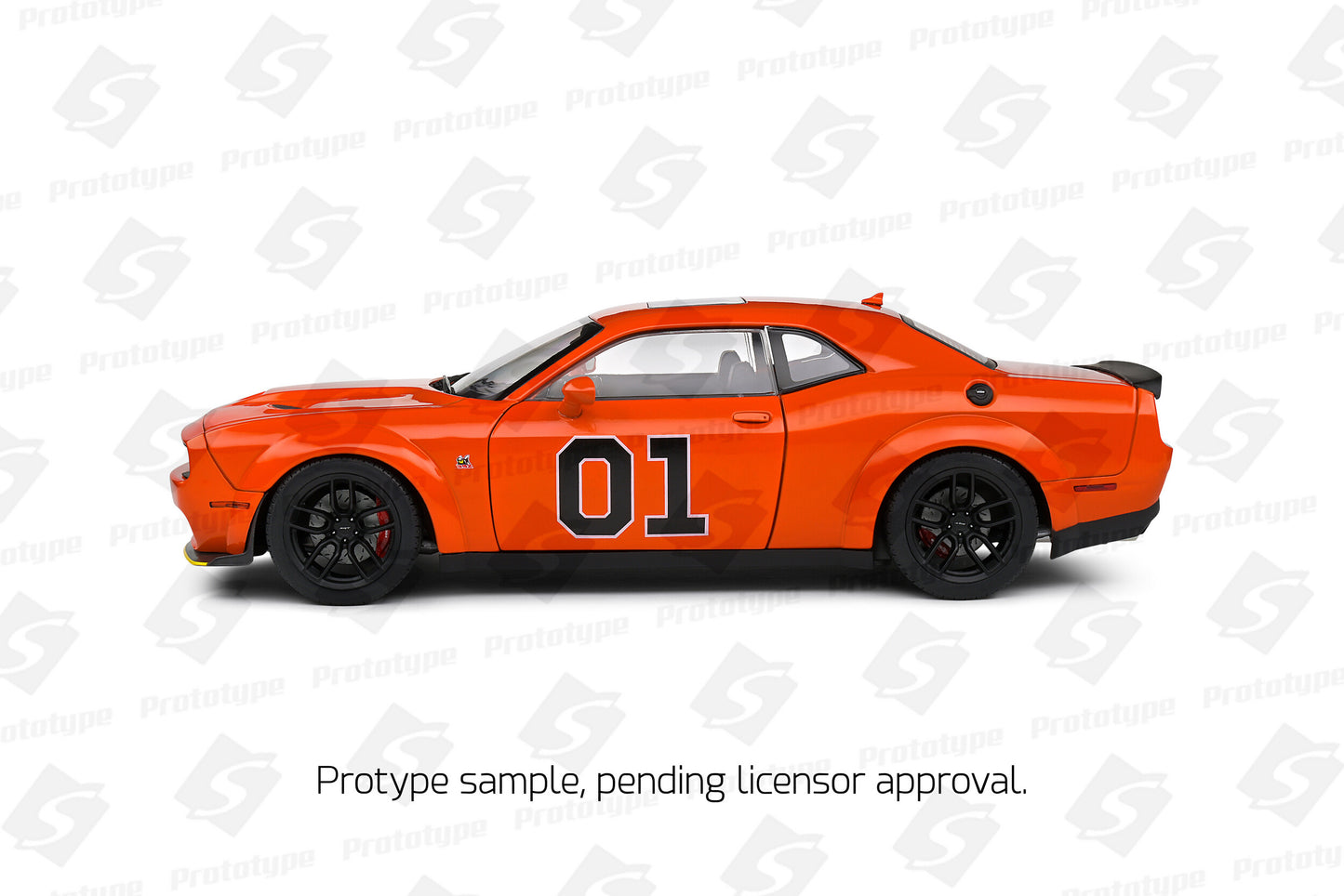 Solido 1:18 Dodge Challenger R/T Scat Pack Widebody - Hazzard Tribute - 2023