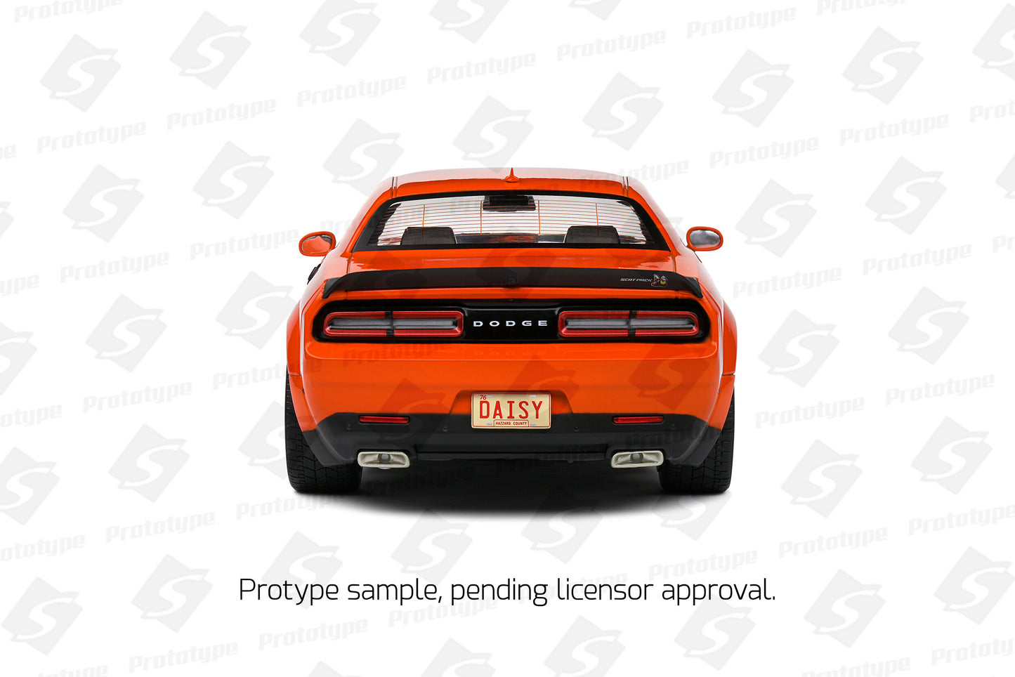 Solido 1:18 Dodge Challenger R/T Scat Pack Widebody - Hazzard Tribute - 2023