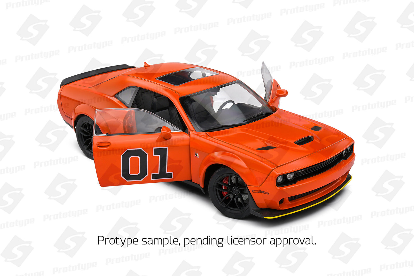 Solido 1:18 Dodge Challenger R/T Scat Pack Widebody - Hazzard Tribute - 2023