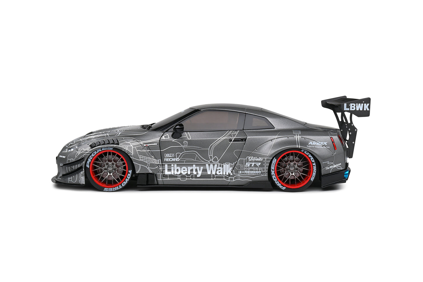 Solido 1:18 Nissan GT-R (R35) With LBWK Body Kit Type 2.0