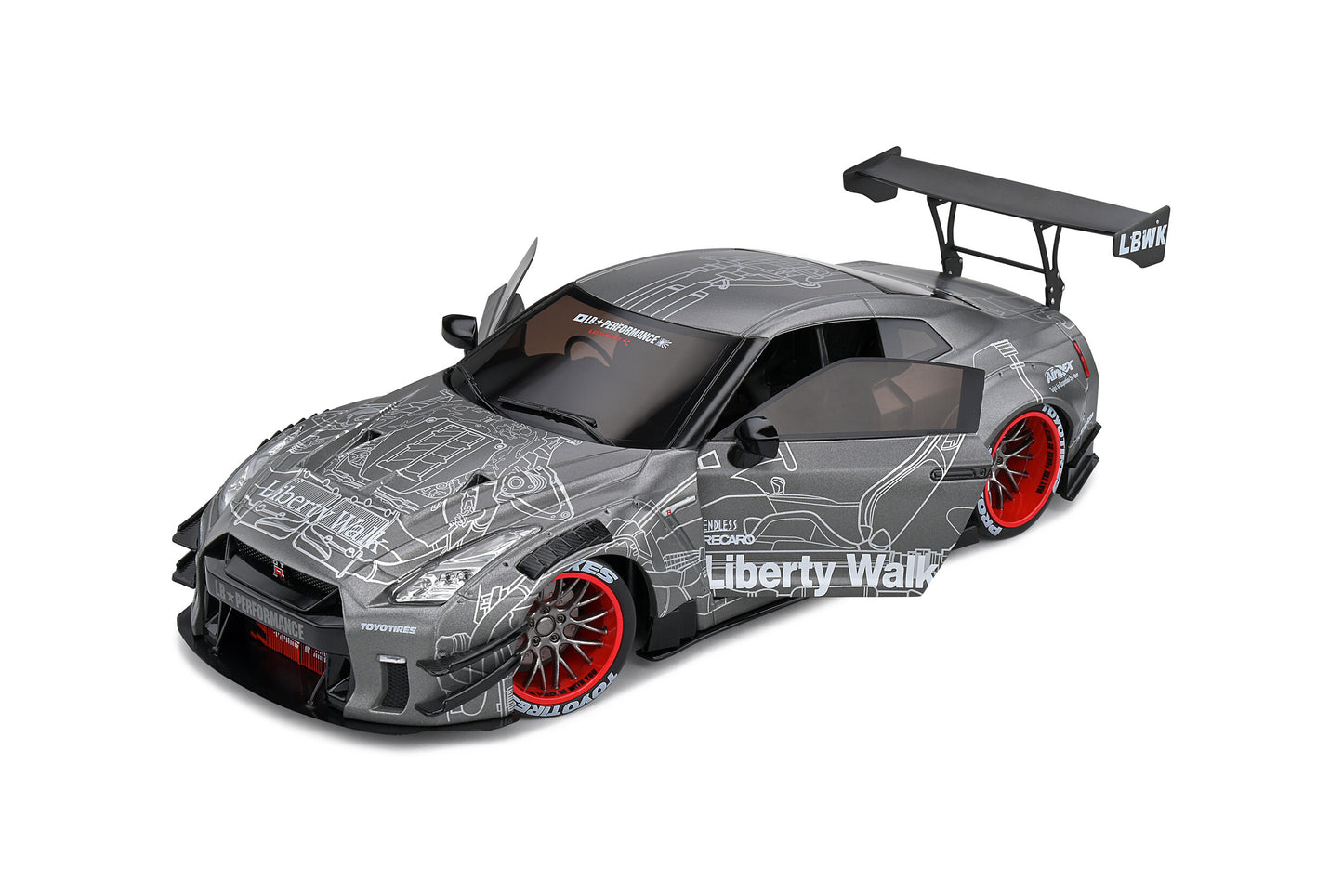 Solido 1:18 Nissan GT-R (R35) With LBWK Body Kit Type 2.0