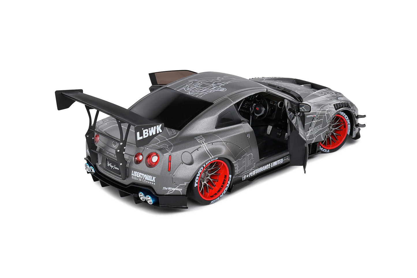 Solido 1:18 Nissan GT-R (R35) With LBWK Body Kit Type 2.0