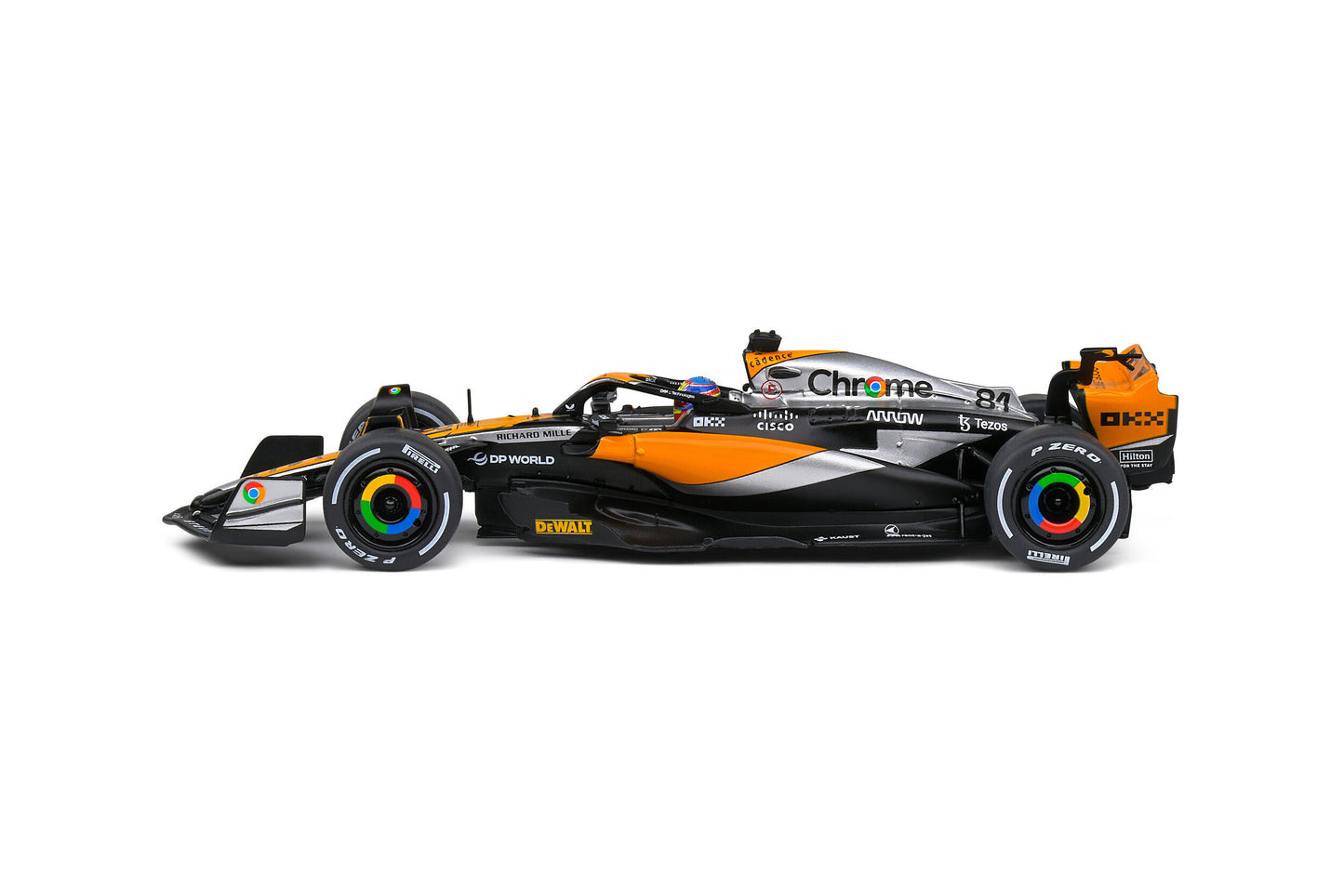 Solido 1/18 McLaren F1 Team MCL60 Great Britain GP #81 Oscar Piastri