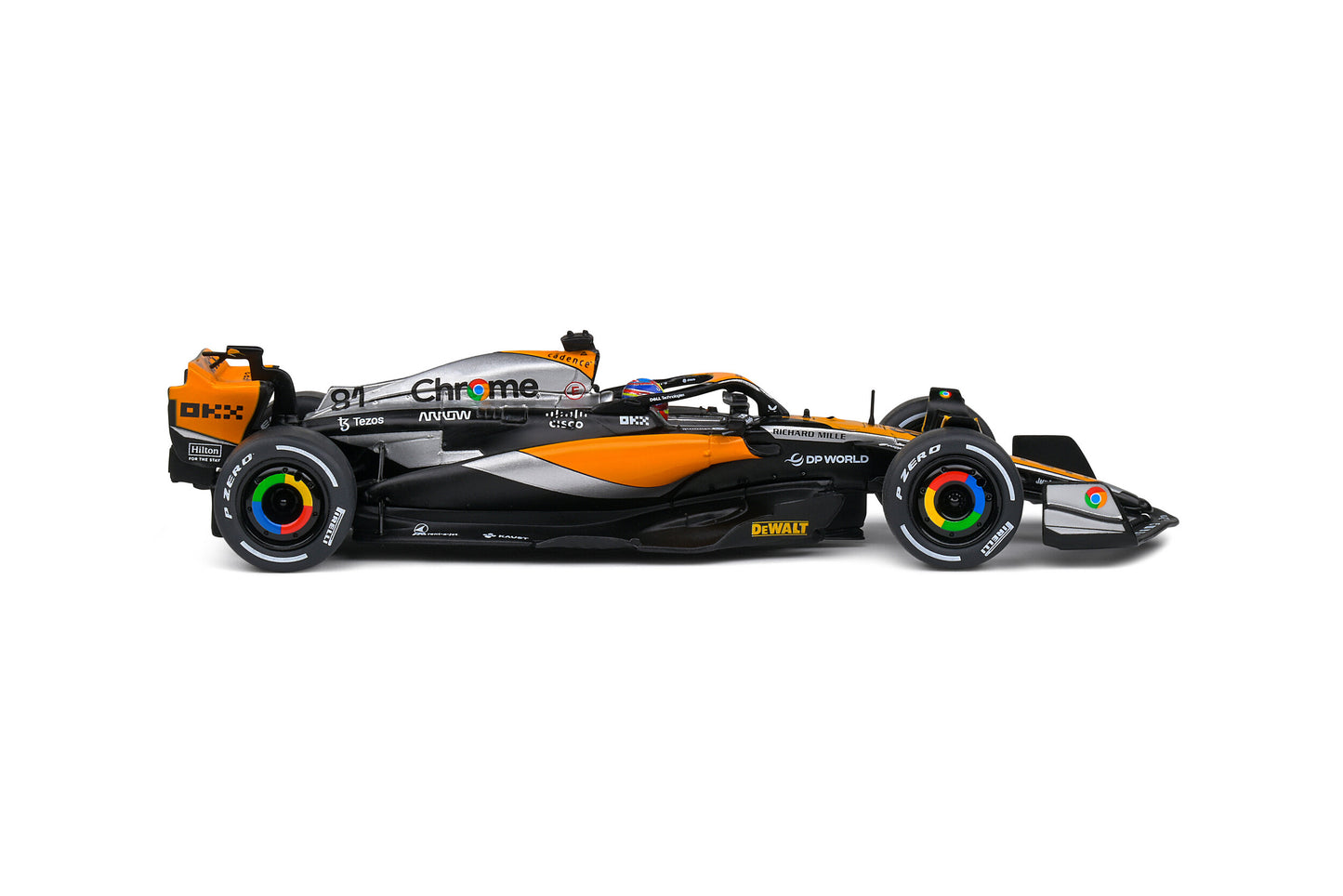Solido 1/18 McLaren F1 Team MCL60 Great Britain GP #81 Oscar Piastri