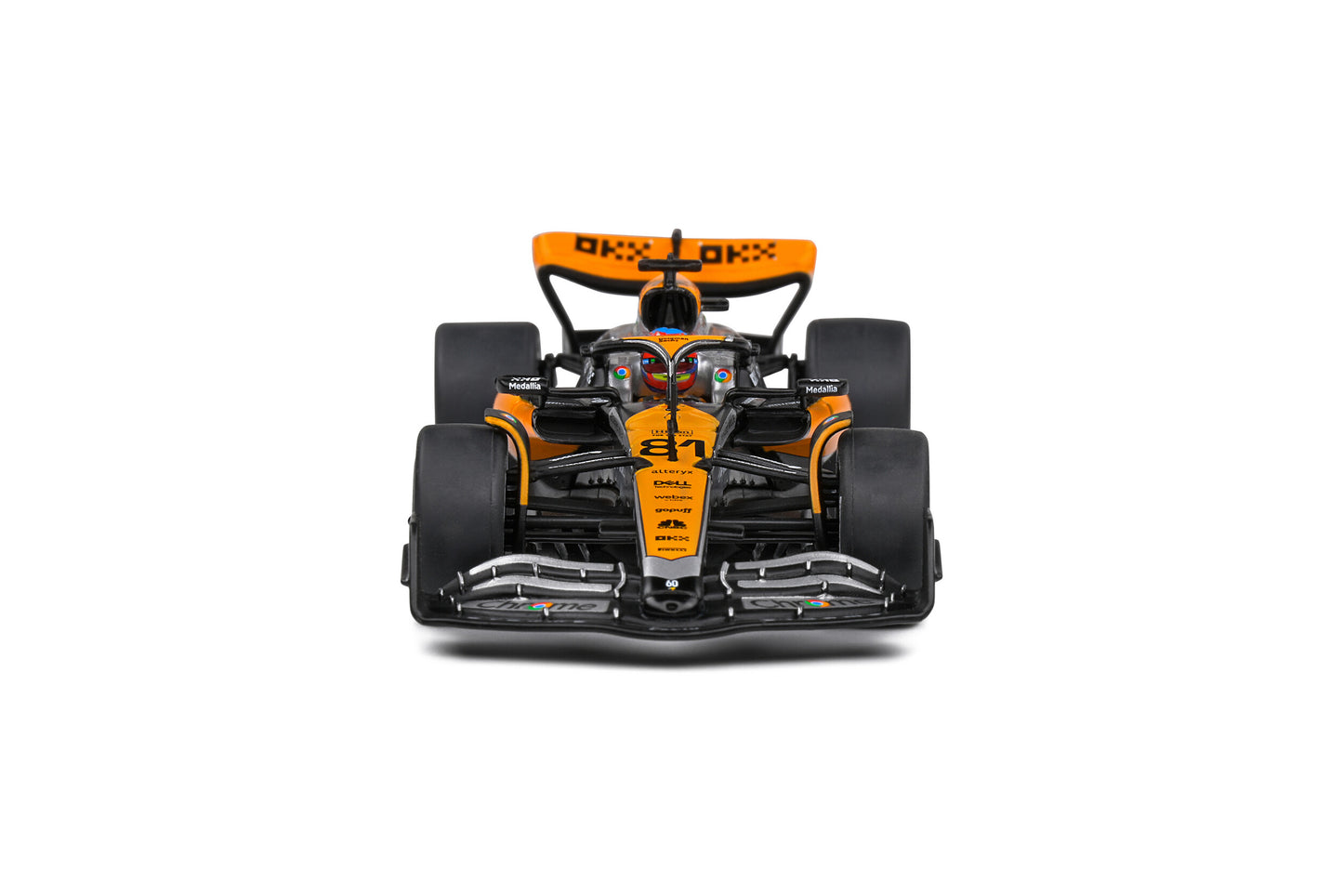 Solido 1/18 McLaren F1 Team MCL60 Great Britain GP #81 Oscar Piastri