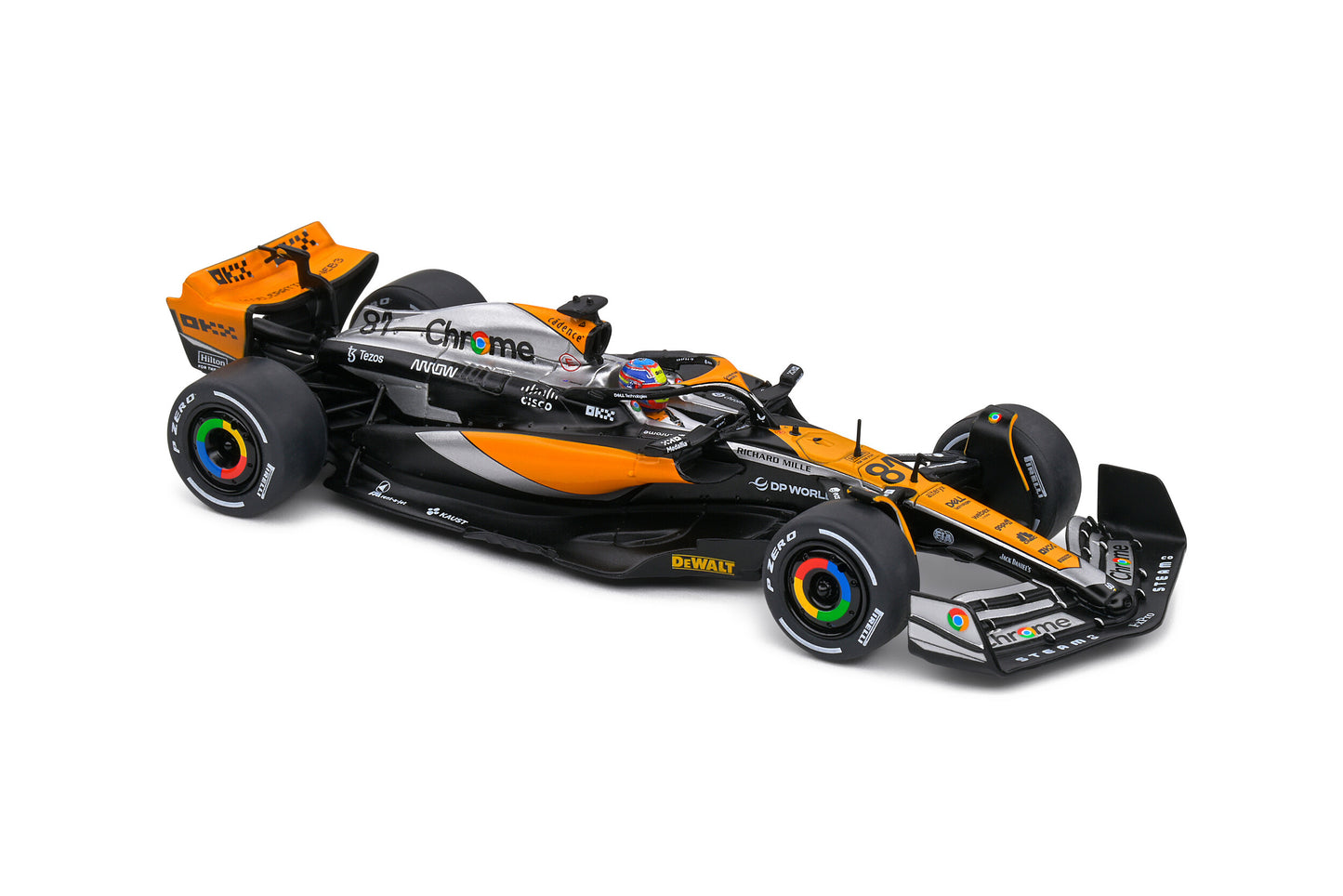 Solido 1/18 McLaren F1 Team MCL60 Great Britain GP #81 Oscar Piastri