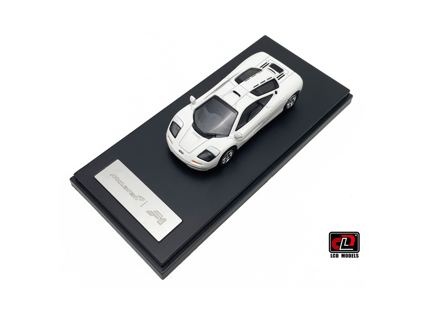 LCD Models 1/64 McLaren F1 White With Acrylic Case
