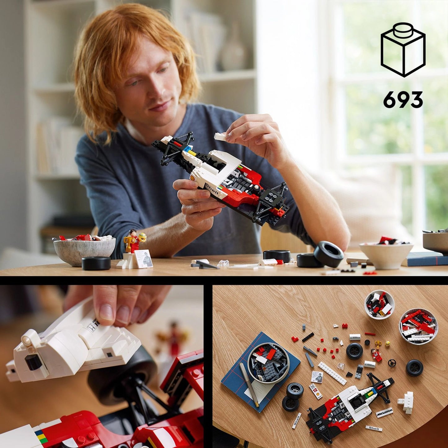 Lego Icons McLaren MP4/4 & Ayrton Senna