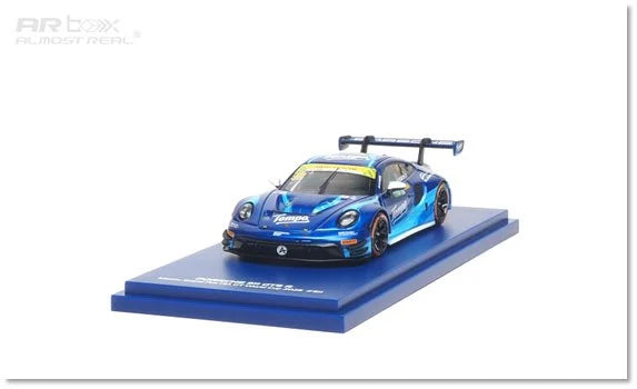 AR Box Almost Real 1/64 Porsche 911 GT3 R Macau Grand Prix FIA GT World Cup 2025 #911 With Acrylic Case