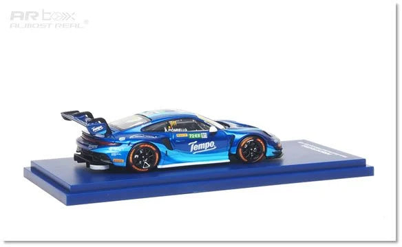 AR Box Almost Real 1/64 Porsche 911 GT3 R Macau Grand Prix FIA GT World Cup 2025 #911 With Acrylic Case