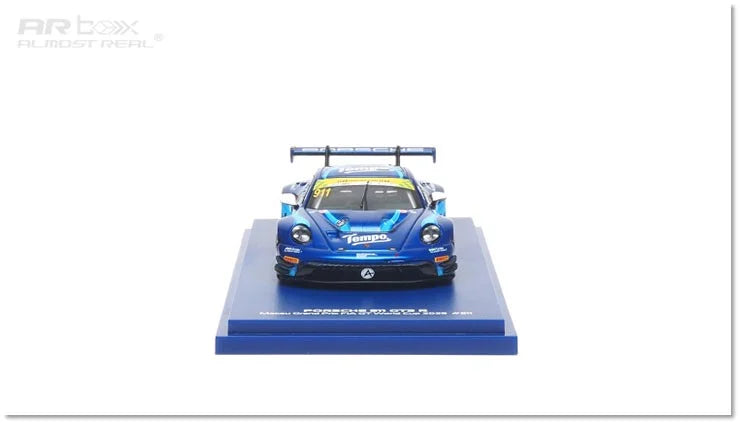 AR Box Almost Real 1/64 Porsche 911 GT3 R Macau Grand Prix FIA GT World Cup 2025 #911 With Acrylic Case
