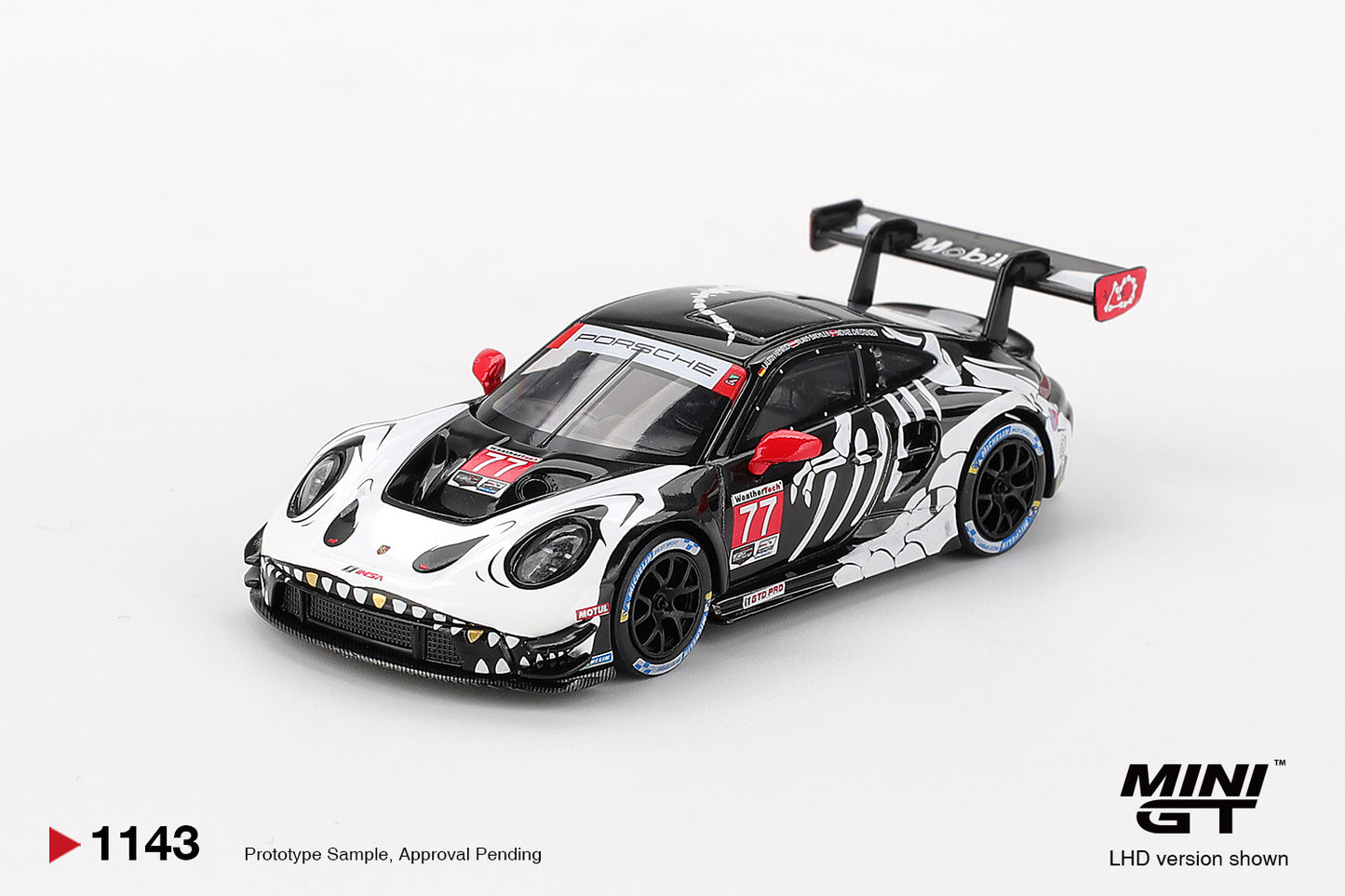 Mini GT Porsche 911 GT3 R #77 2025 IMSA Petit Le Mans AO Racing