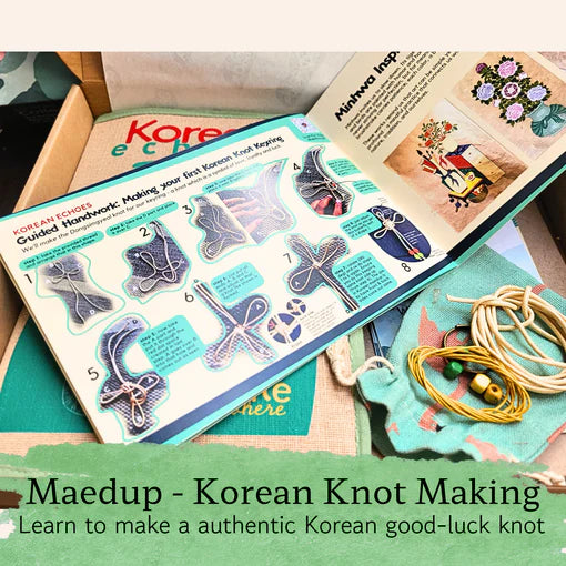Playkree Korean Echoes Art & Mindfulness Kit: A Creative Journey Through Minhwa, Dancheong & Maedeup