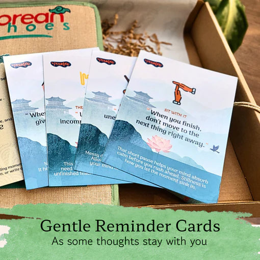 Playkree Korean Echoes Art & Mindfulness Kit: A Creative Journey Through Minhwa, Dancheong & Maedeup