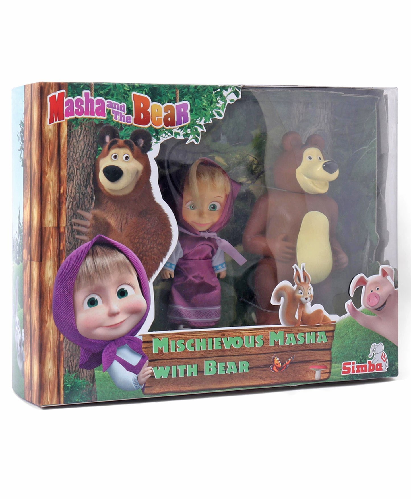 Masha and The Bear: Mischievous Masha with Bear