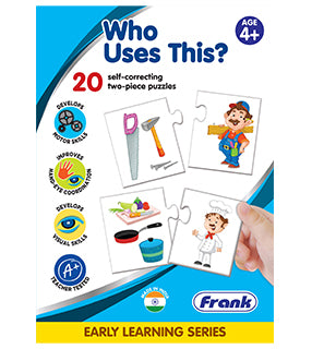 Frank Who Uses This? 20 Self-Correcting Two-Piece Puzzles