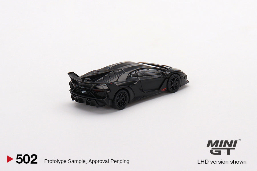 Mini GT Lamborghini Aventador GT EVO LB-Silhouette Works Matte Black