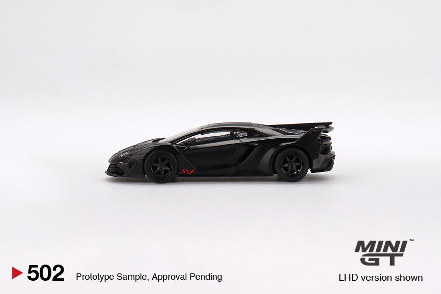Mini GT Lamborghini Aventador GT EVO LB-Silhouette Works Matte Black