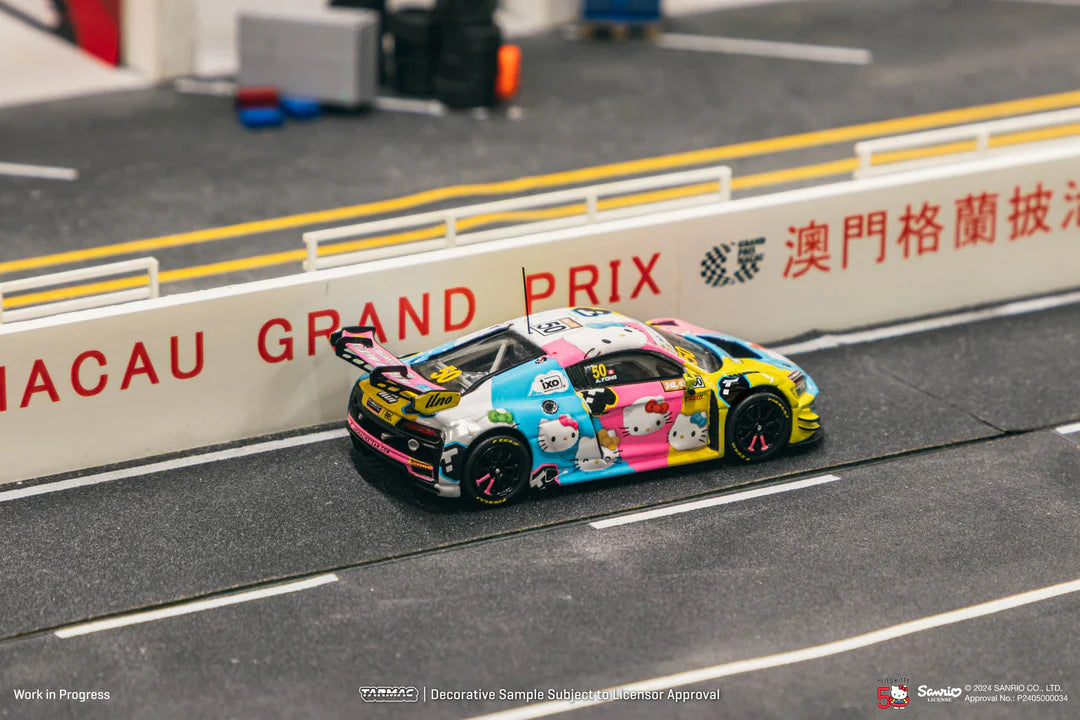 Tarmac Works 1/64 Audi R8 LMS GT3 Evo II "Hello Kitty 50th Anniversary"