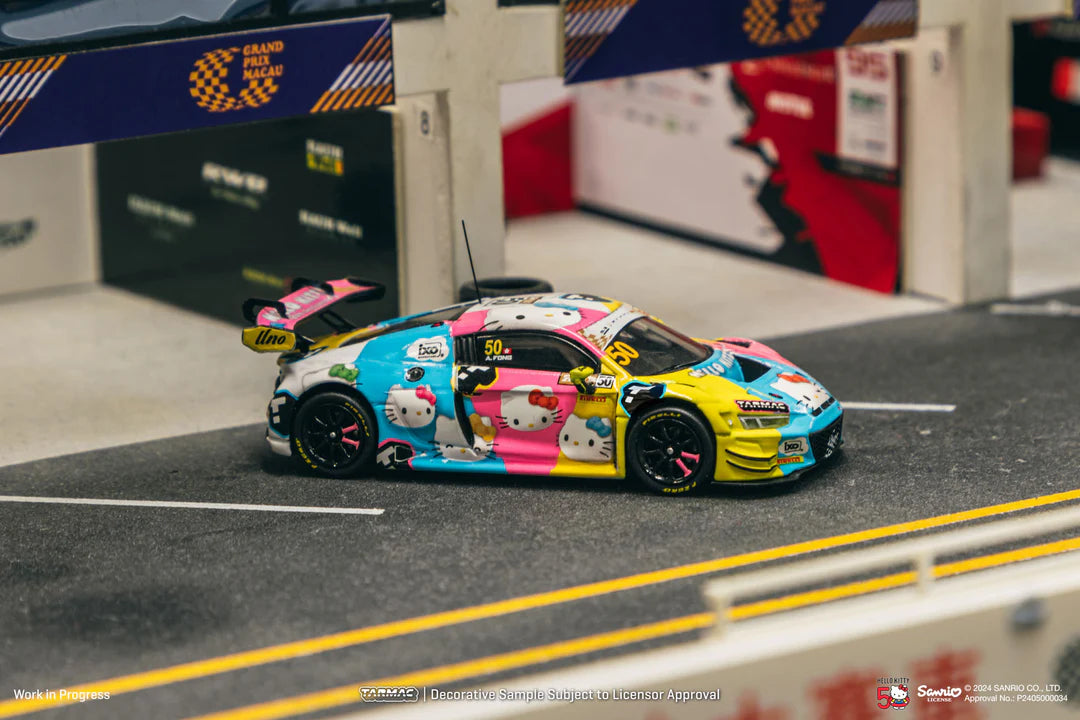 Tarmac Works 1/64 Audi R8 LMS GT3 Evo II "Hello Kitty 50th Anniversary"