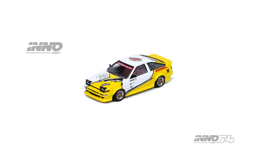 Inno 64 1/64 Toyota Sprinter Trueno (AE86) Brunei Exclusive "Wildcard" Diecast Kustom Show 2024 With Acrylic Case