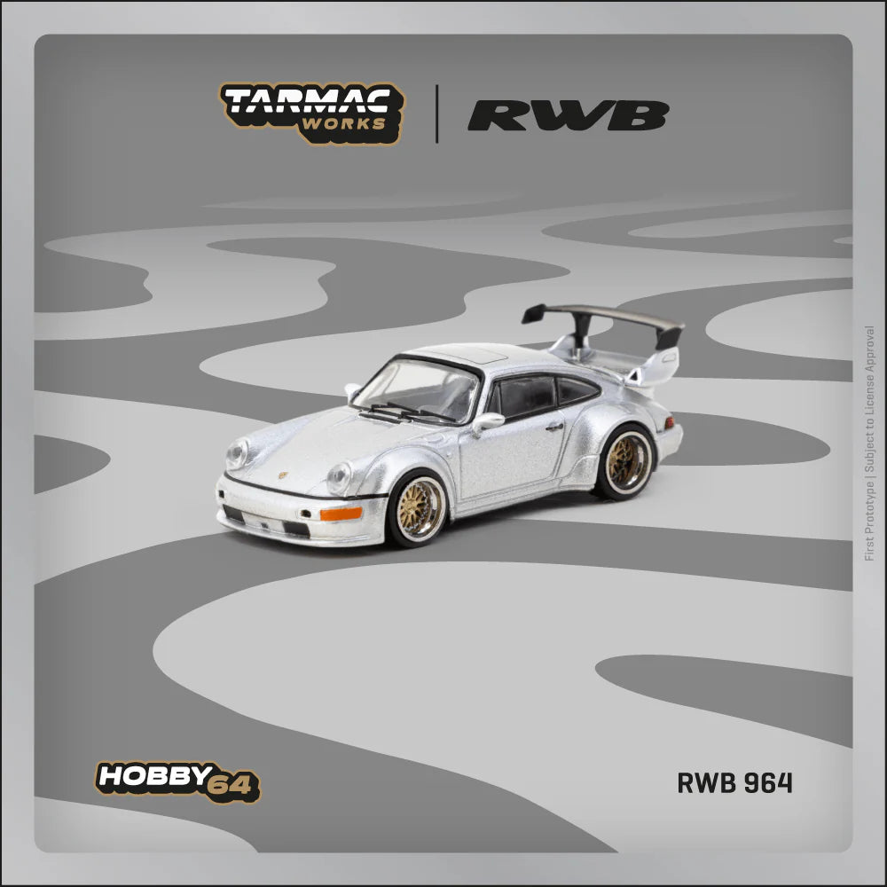 Tarmac 1/64  RWB Porsche 964 With Acrylic Case