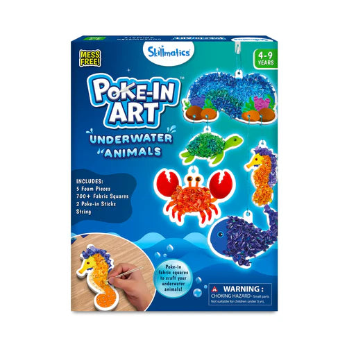 Skillmatics Poke-In Art Underwater Animals