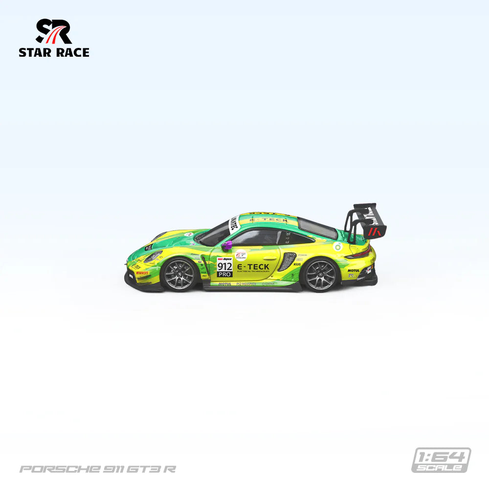 Star Race 1/64 Porsche 911 GT3 R Limited Edition 447/999 With Acrylic Case