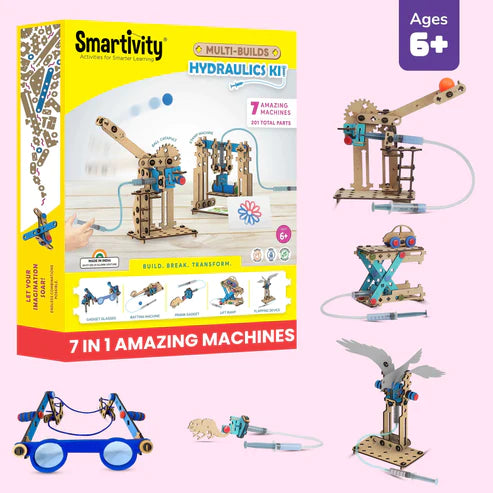 Smartivity Multi-Builds Hydraulics Kit | 6-10 Years