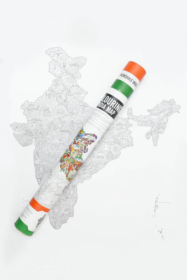Unik Play Colouring India Map