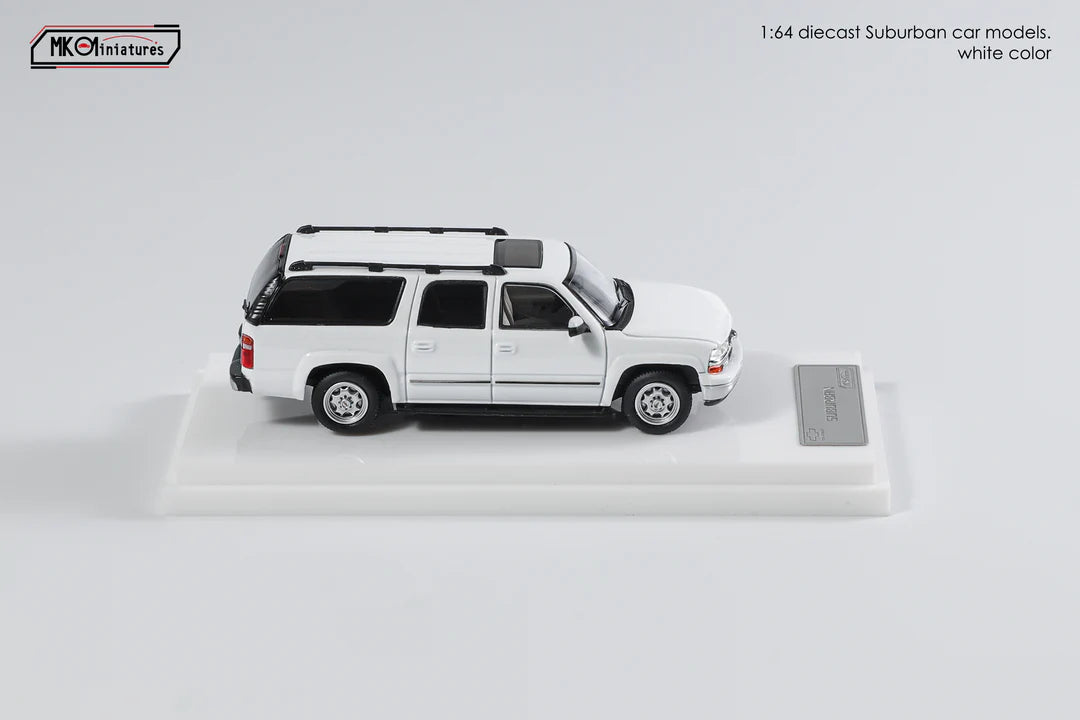 MK Miniatures 1/64 Chevrolet Suburban With Acrylic Case & Polishing Cloth