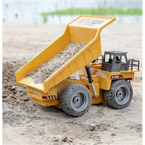 HUINA #1534 9 Channel Remote Control Dump Truck 1/18 Scale