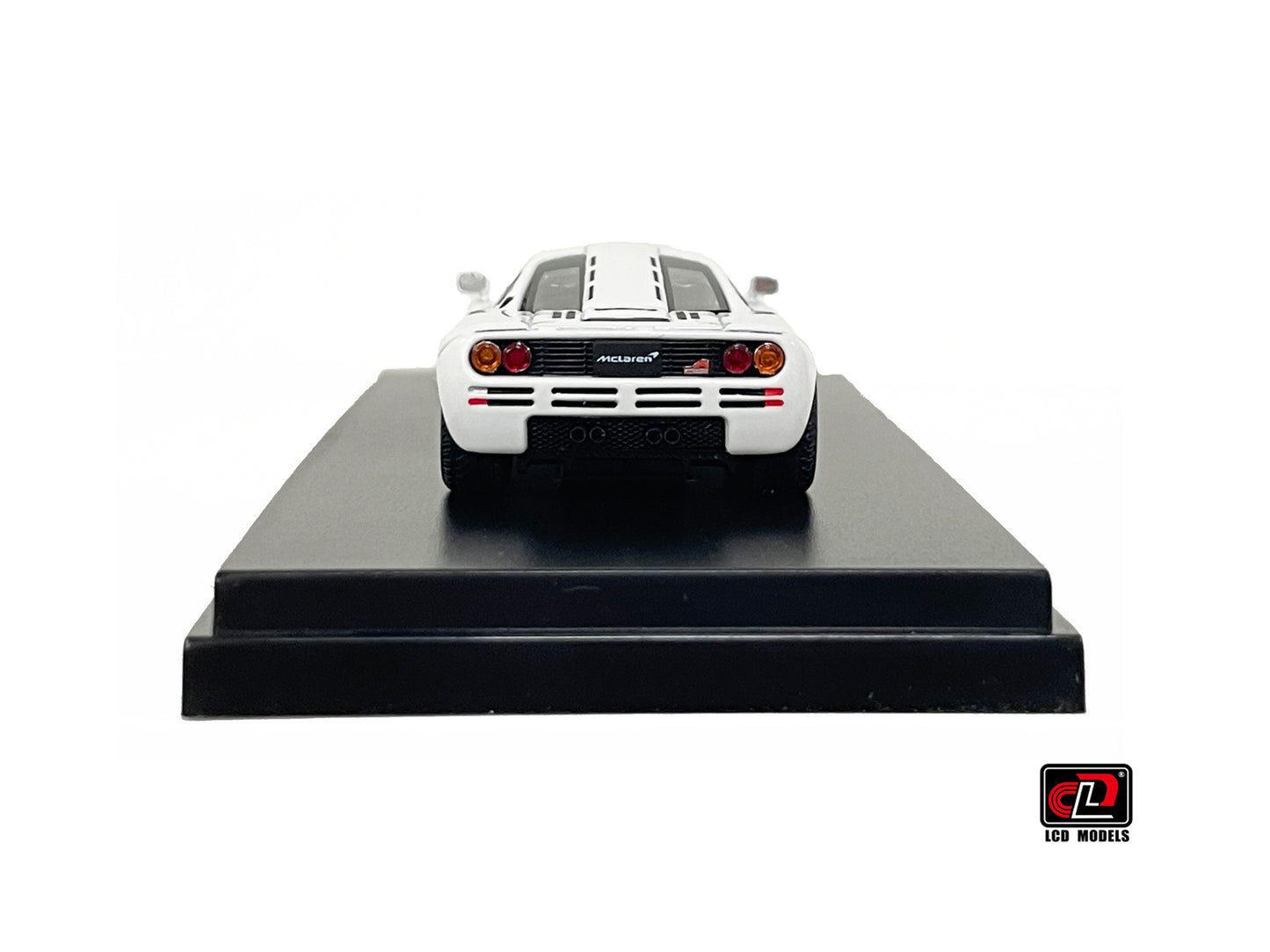 LCD Models 1/64 McLaren F1 White With Acrylic Case