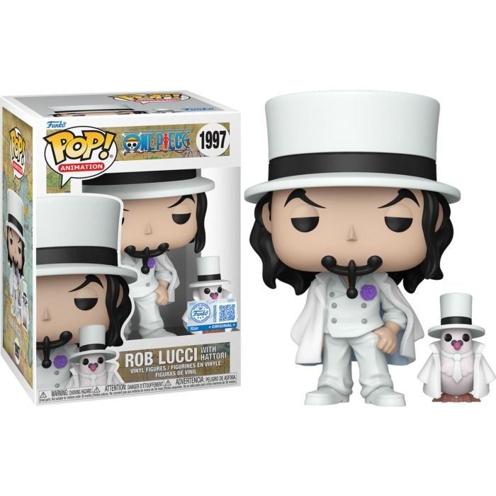 Funko Pop! Animation : One Piece : Rob Lucci With Hattori #1997 With Soft Protector Case