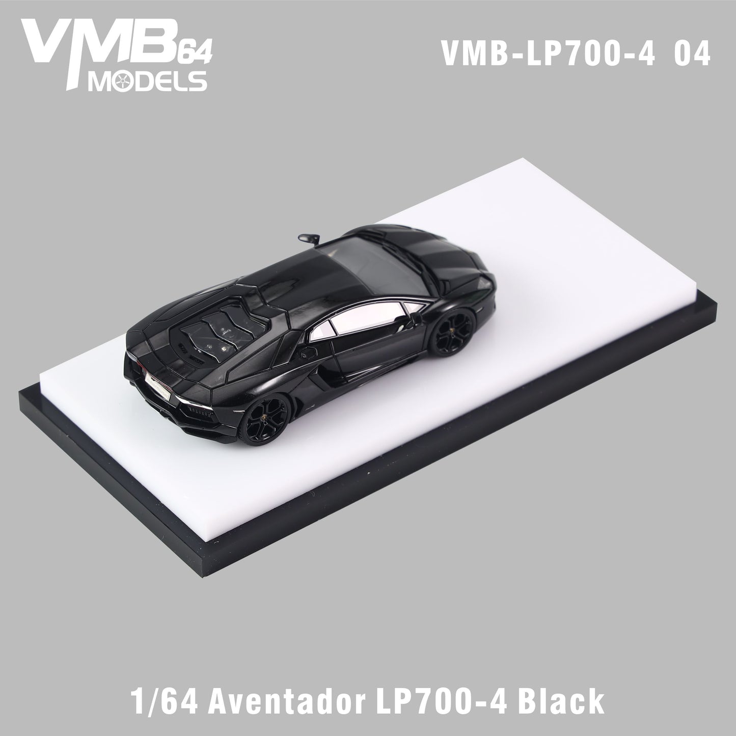 VMB Models 1/64 Resin Lamborghini Aventador LP700-4 Limited Edition 4/299 With Acrylic Case & Polishing Cloth