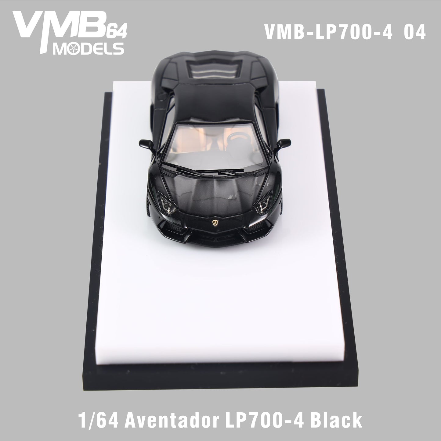 VMB Models 1/64 Resin Lamborghini Aventador LP700-4 Limited Edition 4/299 With Acrylic Case & Polishing Cloth