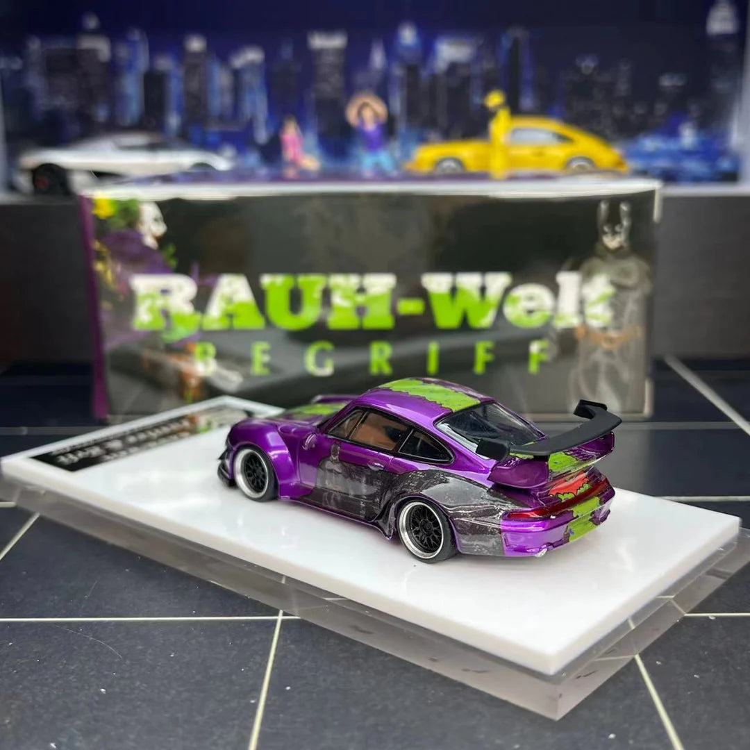 XKE-Model 1/64 Rauh-Welt RWB964 "Justice & Evil" Limited Edition 489/500 With Acrylic Case