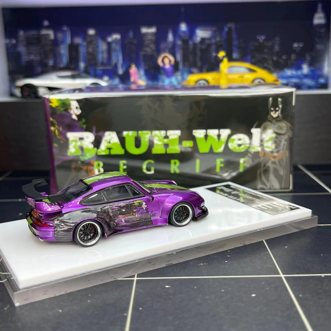 XKE-Model 1/64 Rauh-Welt RWB964 "Justice & Evil" Limited Edition 489/500 With Acrylic Case