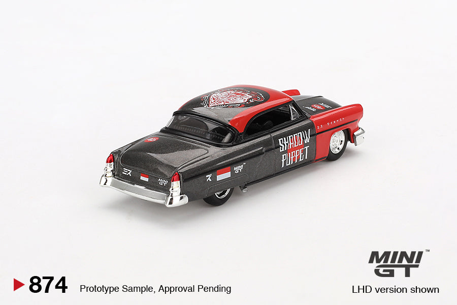 Mini GT Lincoln Capri Hot Rod 1954 "Shadow Puppet" Mini GT X MIZU Diecast 2024 Blister Pack