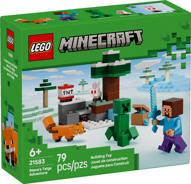 Lego Minecraft Steve's Taiga Adventure #21583