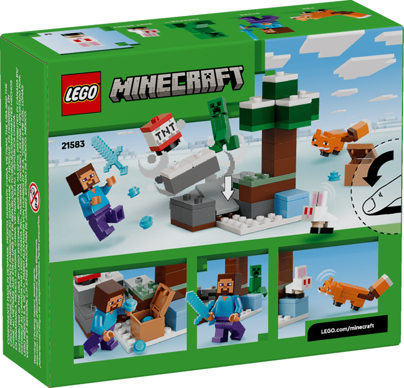 Lego Minecraft Steve's Taiga Adventure #21583