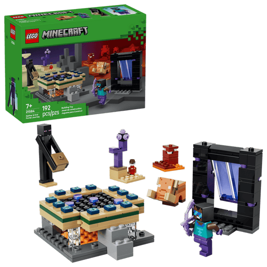Lego Minecraft : Nether & End Portal Journey #21584