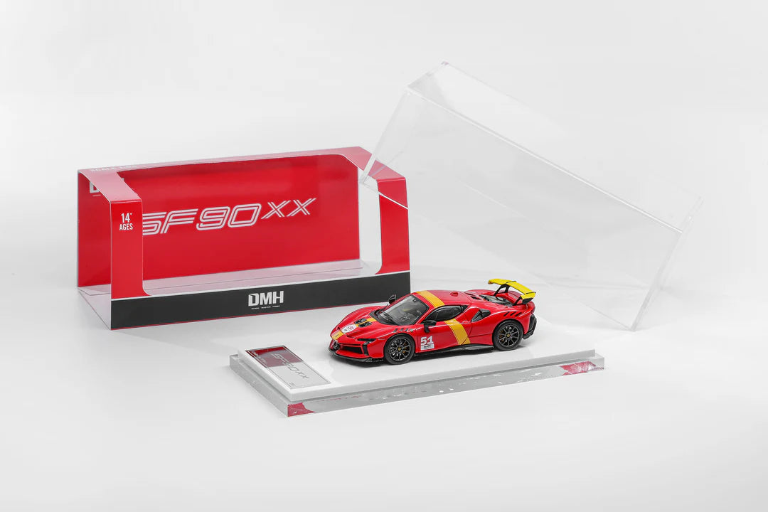 DMH 1/64 Ferrari FS90XX Limited To 999Pcs With Acrylic Case