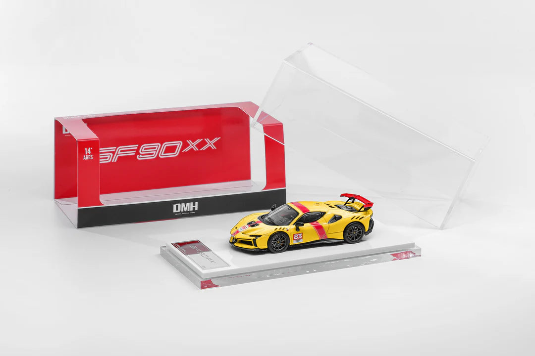 DMH 1/64 Ferrari SF90XX Limited To 999Pcs With Acrylic Case