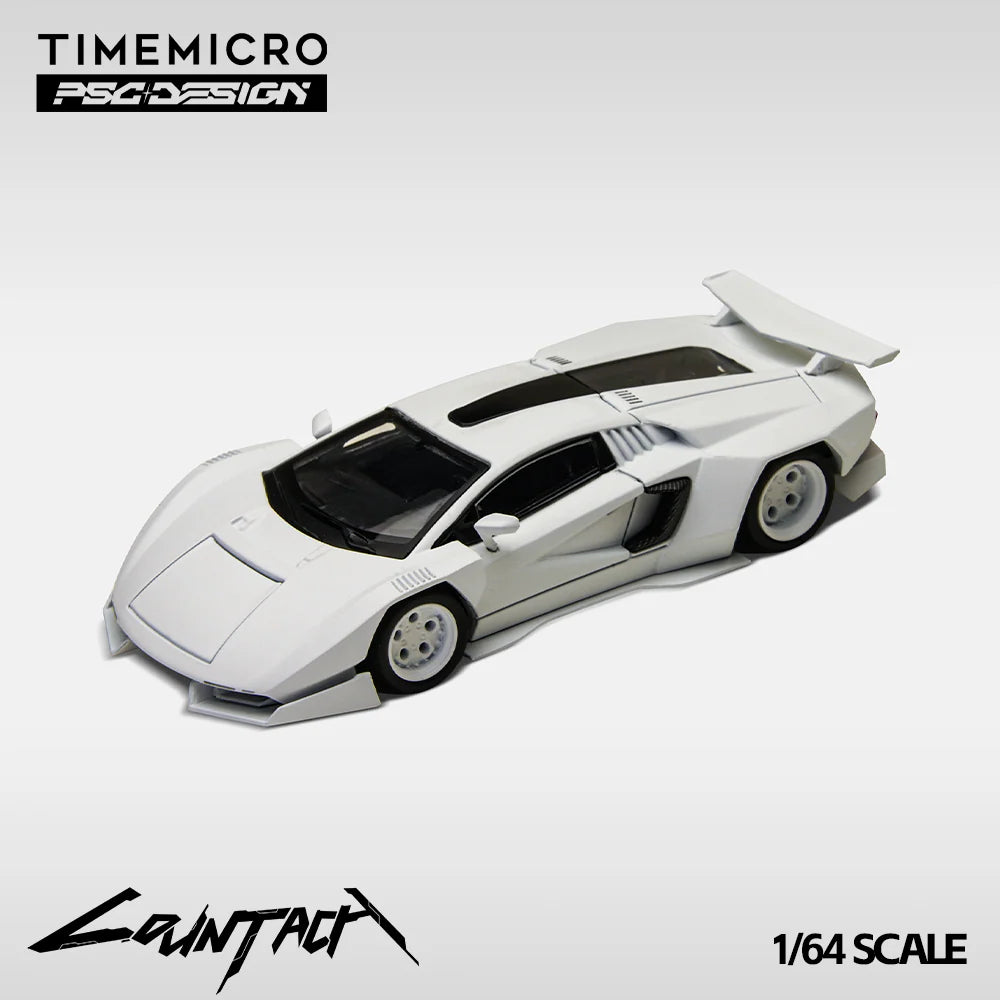 Time Micro X PSC Design 1/64 Lamborghini Countach "V" Design Ver. Mechanic With Acrylic Case