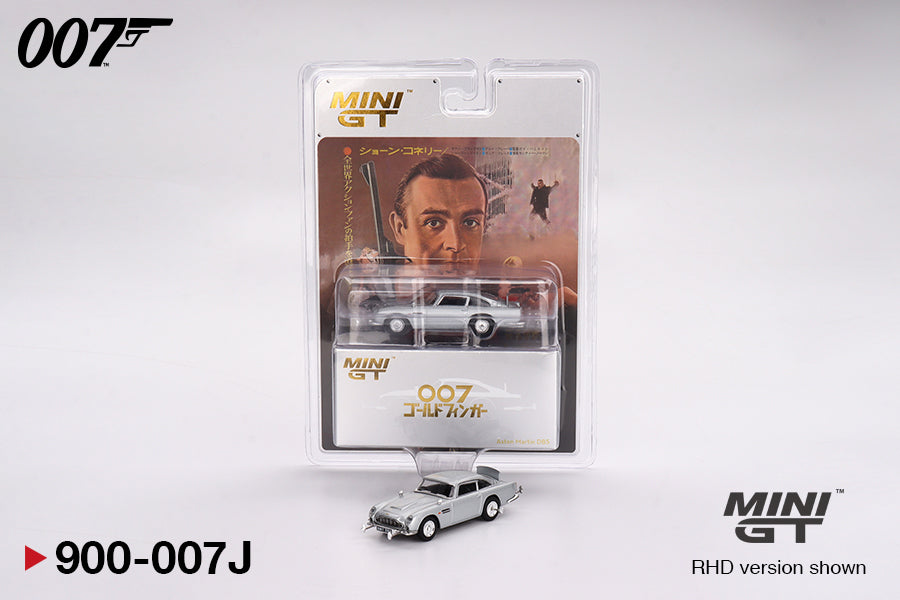 Mini GT Aston Martin DB5 James Bond Edition "Goldfinger" Japanese Edition Blister Pack