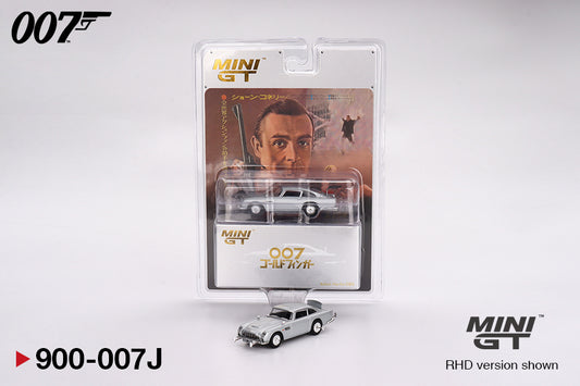 Mini GT Aston Martin DB5 James Bond Edition "Goldfinger" Japanese Edition Blister Pack