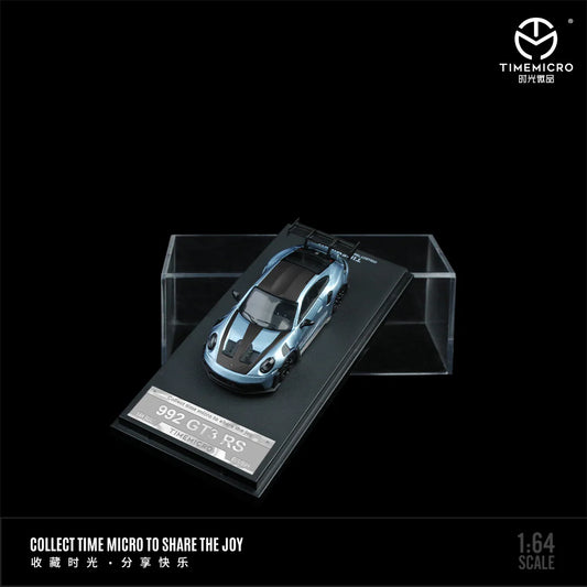 Time Micro 1/64 Porsche 992 GT3 RS Limited Edition With Acrylic Case